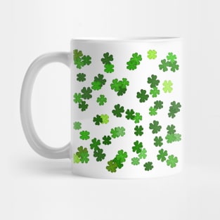 Shamrocks Falling - Pattern for Saint Patricks Day Mug